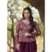 Picture of Sublime Chiffon Saddle Brown Readymade Lehenga Choli