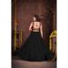 Picture of Alluring Crepe Black Lehenga Choli