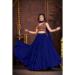 Picture of Beauteous Crepe Midnight Blue Lehenga Choli