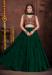 Picture of Nice Crepe Dark Green Lehenga Choli