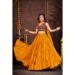 Picture of Stunning Crepe Dark Orange Lehenga Choli