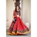 Picture of Sightly Cotton & Georgette Crimson Lehenga Choli