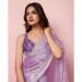 Picture of Amazing Silk Plum Saree