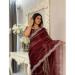 Picture of Marvelous Chiffon Maroon Saree