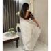 Picture of Superb Chiffon Off White Saree