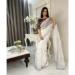 Picture of Superb Chiffon Off White Saree