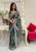 Picture of Enticing Chiffon Dark Sea Green Saree