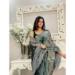 Picture of Enticing Chiffon Dark Sea Green Saree