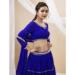 Picture of Good Looking Georgette Navy Blue Lehenga Choli