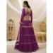 Picture of Alluring Georgette Purple Lehenga Choli