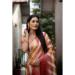 Picture of Enticing Silk Dark Golden Rod Saree