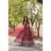 Picture of Resplendent Chiffon Maroon Lehenga Choli