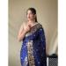 Picture of Marvelous Silk Midnight Blue Saree