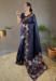 Picture of Graceful Silk Midnight Blue Saree