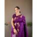 Picture of Fascinating Silk Purple Saree