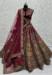 Picture of Superb Georgette Maroon Lehenga Choli