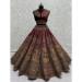 Picture of Superb Georgette Maroon Lehenga Choli