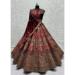 Picture of Amazing Georgette Maroon Lehenga Choli