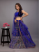 Picture of Pleasing Net Midnight Blue Lehenga Choli