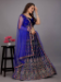 Picture of Pleasing Net Midnight Blue Lehenga Choli