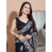 Picture of Enticing Georgette Black Saree