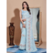 Picture of Superb Georgette Light Steel Blue Saree