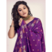 Picture of Fine Silk Purple Saree