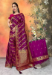 Picture of Pleasing Silk Purple Saree