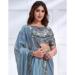 Picture of Fine Silk Cadet Blue Saree