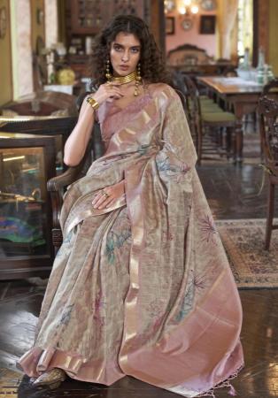 Picture of Charming Silk Grey Saree