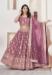 Picture of Superb Chiffon Rosy Brown Lehenga Choli