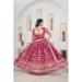 Picture of Elegant Chiffon Saddle Brown Lehenga Choli