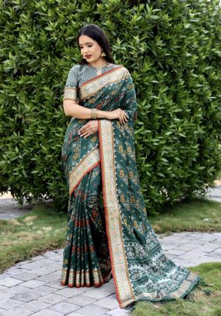 Picture of Taking Silk Sea Green Saree