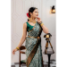 Picture of Graceful Silk Dark Slate Grey Saree