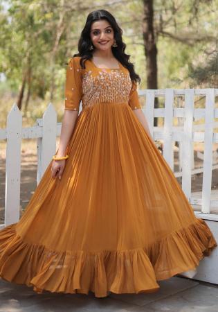 Picture of Splendid Georgette Sienna Readymade Gown