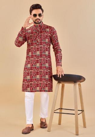 Picture of Sublime Cotton Indian Red Kurtas