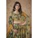 Picture of Admirable Georgette Dark Khaki Lehenga Choli