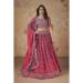 Picture of Wonderful Georgette Rosy Brown Lehenga Choli