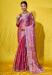 Picture of Stunning Silk Pale Violet Red Saree