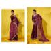 Picture of Bewitching Silk Maroon Saree