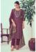 Picture of Good Looking Chiffon Brown Readymade Salwar Kameez