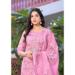 Picture of Graceful Linen Light Pink Readymade Salwar Kameez