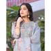 Picture of Beautiful Linen Dark Sea Green Readymade Salwar Kameez