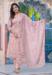 Picture of Delightful Linen Rosy Brown Readymade Salwar Kameez