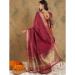 Picture of Appealing Cotton & Organza Maroon Saree