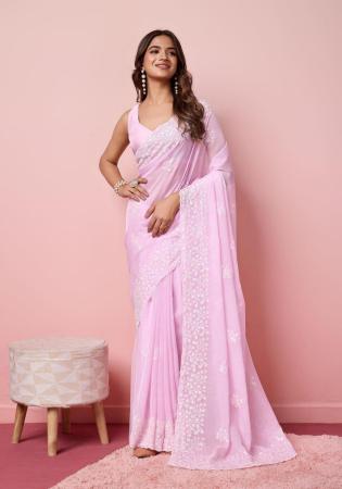 Picture of Taking Silk Rosy Brown Saree