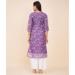 Picture of Cotton & Linen Purple Readymade Salwar Kameez