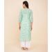 Picture of Cotton & Linen Off White Readymade Salwar Kameez