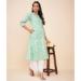 Picture of Cotton & Linen Off White Readymade Salwar Kameez
