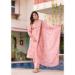 Picture of Enticing Linen Light Pink Readymade Salwar Kameez
